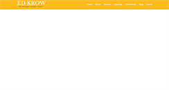 Desktop Screenshot of edkrow.com